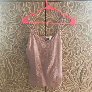 topshop pink lace cami tank top